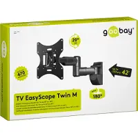 Goobay Support Tv Easyscope Twin M 17 -42