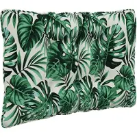 vidaXL Coussin de canapé d'extérieur 3 pcs Motif feuille Polyester