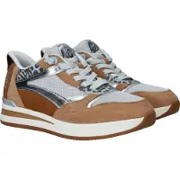 Tamaris Baskets basses 'Veterschoenen Laag' cognac