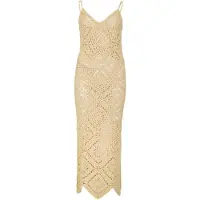 Apricot Robes en maille chamois