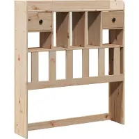 vidaXL Tête de lit avec espace de rangement 100 cm pin massif