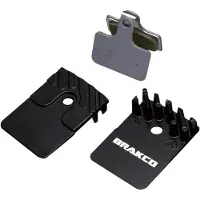 Brakco Shimano 2p Flat Mount 105 Grx Ultegra Sintered Disc Brake Pads Argenté