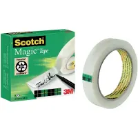Scotch Ruban adhésif Magic Tape, inscriptible, 1 rouleau de L 66 m x l 19 mm
