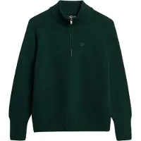 Superdry Classic Half Zip Sweater Vert L Femme