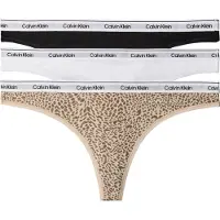 Calvin Klein Lv00qd5209 Thong 3 Units Multicolore XS Femme