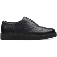 Clarks Chaussures brogues Glickly 2 femmes - Black Leather