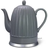 Maestro Bouilloire électrique en céramique MR-077 1,5 l 1500 W Grise
