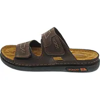 Rohde CENTO : Sandales pour hommes, couleur marron, style décontracté