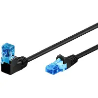 Goobay Câble U/UTP Cat 6a coudé -