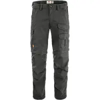 Fjall Raven - Pantalon de randonnée résistant - Vidda Pro Lite Zip Off Trousers M Dark Grey pour Homme en Coton - Taille M - Gris
