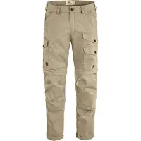 Fjällräven - Pantalon léger et résistant de randonnée - Vidda Pro Lite Zip Off Trousers M Fossil pour Homme en Coton - Taille M - Beige
