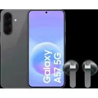 Samsung Galaxy A57 128 Go Gris 5G + Galaxy Buds4 Noir