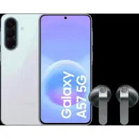 Samsung Galaxy A57 128 Go Bleu Clair 5G + Galaxy Buds4 Noir