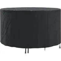 vidaXL Housse Pour Mobilier D'extérieur 157 X 157 X 85 Cm Tissu 420d