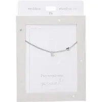 Depesche Collier Heart of Gold en argent avec la lettre L et des zircons