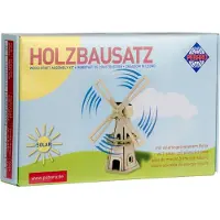 Pebaro Peter Bausch Solar Kit de construction en bois Moulin à vent 834/1
