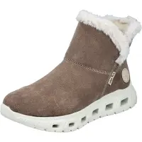 Rieker Boots 'Stiefel Damen M6050-64 Rauleder in braun' marron
