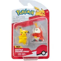 Nobrand Figurines Pokémon - 2 packs Asst (Charmander&Pikacu, Squirtle&Pikacu, Bulbusaur&Pikacu)