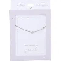 Depesche Collier « Heart of Gold » en argent avec lettre P - Bijoux pour femmes