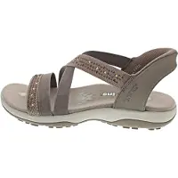 SKECHERS Reggae Slim Summer Sparkle Damen Sandalen Braun