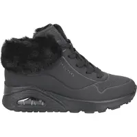 SKECHERS Uno Sneakers Hoog - Zwart - Maat 35