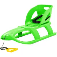 vidaXL Luge avec dossier Vert 102,5x40x23 cm Polypropylène