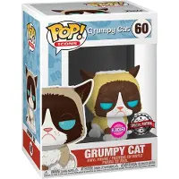Funko POP! Grumpy Cat - Grumpy Cat 60 Édition spéciale floquée - Pop! - Figurine en vinyle