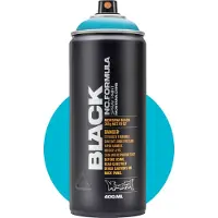 Montana Black Spray Paint TR5000 True Cyan 400 ml 1 pc