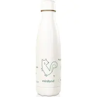 Miniland Set Of Cutlery And Bandana Natur Bottle Chip Blanc Enfants