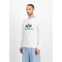 Alpha industries T-Shirt noir / blanc cassé