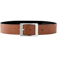 Bonprix Ceinture en cuir à boucle carrée