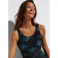 Bonprix Maillot 1 pièce sculptant à larges bretelles, maintien léger