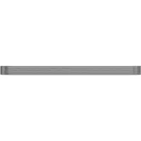 vidaXL Lit surélevé Acier revêtu par poudre 544x100x36 cm Gris