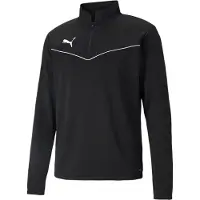 Puma Sweat de sport 'TeamRise' noir / blanc