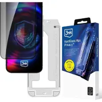 3MK Hardglass Max Privacy Iphone 15 Plus/16 Plus Privacy Screen Protector Clair