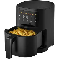 Inventum GF351HLDB - Friteuse - Friteuse à air chaud - 3,5 litres - 80 à 200 degrés - Sans PFAS - 1500 watts - Noir