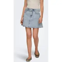 ONLY Jupe 'ONLEden' bleu clair