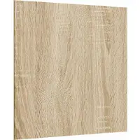 vidaXL Plaques de décoration, 50 pièces, chêne Sonoma, 30 x 30 x 0,27 cm