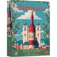 Trefl Puzzle Affiche Vintage - Bordeaux, France - 1000 pièces