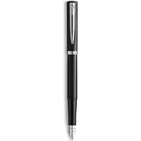 Waterman Füllfederhalter IMPRESSION schwarzer Lack CT M Blau Geschenkbox (1x)