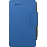ReMarkable Paper Pro Move Mosaic Weave Book Folio Bleu