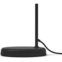 New Works Material Lampe de Sol Black Marble w. Black Base