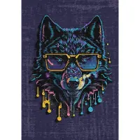 Bamyum Fearless Bedruckter Gaming Teppich Chenille-Druck Maschinell Hergestellt 200 x 300 cm (200 x 200 cm)
