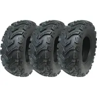 Parnells 26x9.00-12 Quad ATV Tyres 6ply Wanda P3128 E-Marked Road Legal Tires (Set of 3)