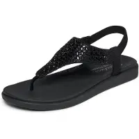 SKECHERS Tongs 'Meditation Luxe' noir