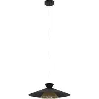 Eglo Lampe suspendue noire Grizedale Ø 50 cm