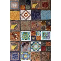 Bamyum Superlonga Bedruckter Teppich Chenille-Druck Maschinell Hergestellt 160 x 230 cm (160 x 230 cm)