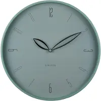 Karlsson - Horloge murale Petals - Bleue - Ø40cm