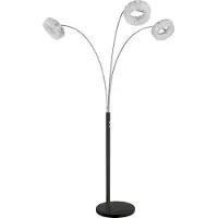 Globo Lampe de pied Laurel Noir