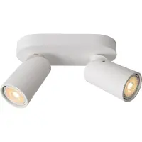 Lucide Projecteur de plafond Xyrus Blanc à deux lumières